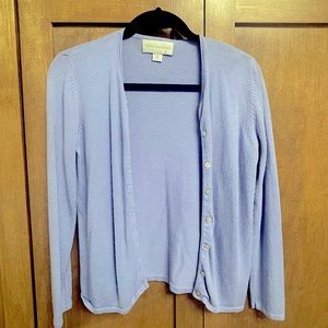 Petite Sophisticate Silk/Cashmere Cardigan